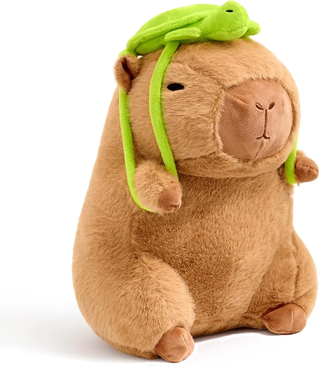 9 inch Capybara Plush,Capybara Stuffed Animals with Turtle Backpack Capibaras Peluches Perfect Plush Gift for Kids Adults (9 Inch)