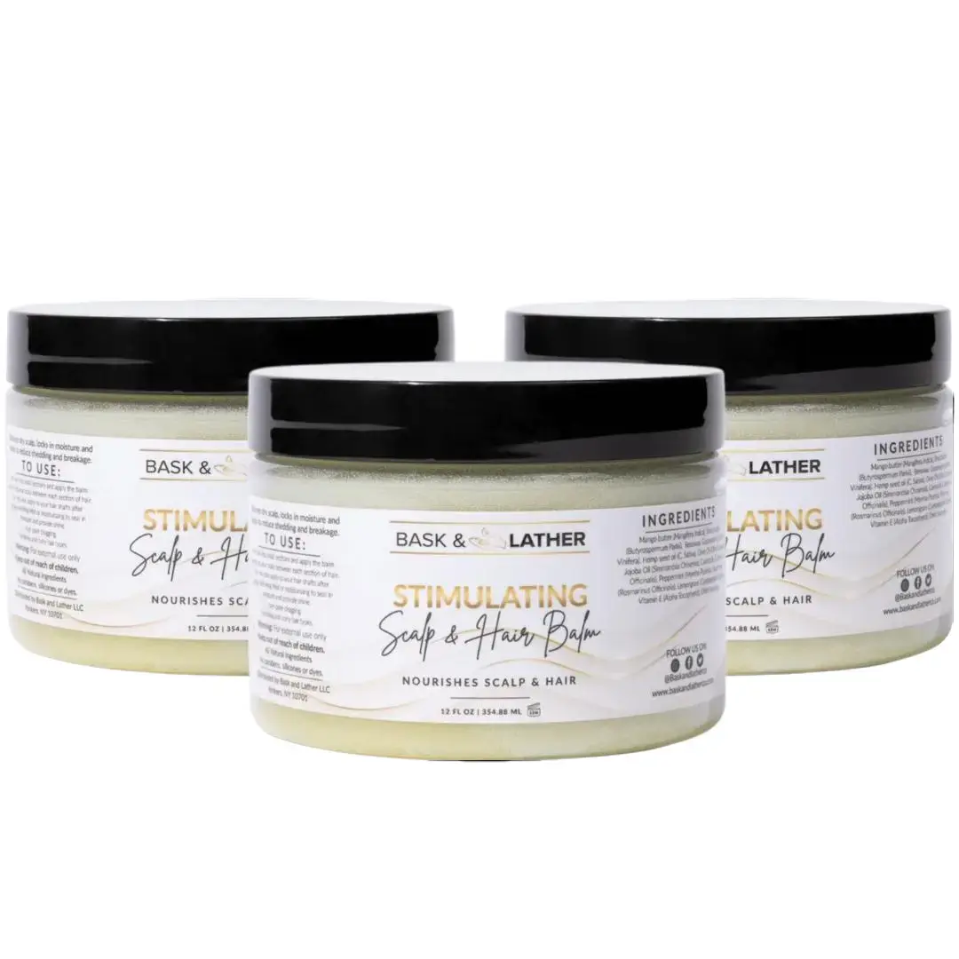 Stimulating Scalp and Hair Balm 12oz - 3 Pack Stimulating Scalp and Hair Balm 12oz - 3 Pack