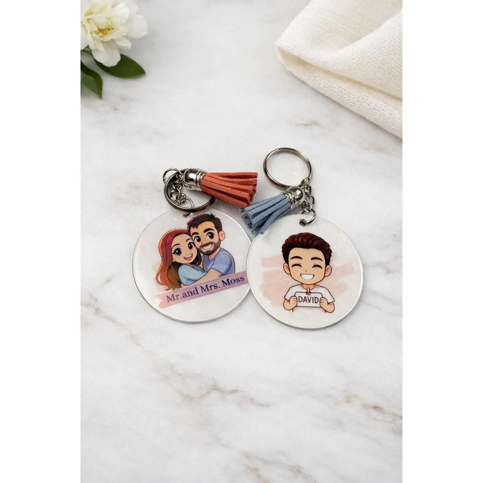 Custom chibi Acrylic Keychain