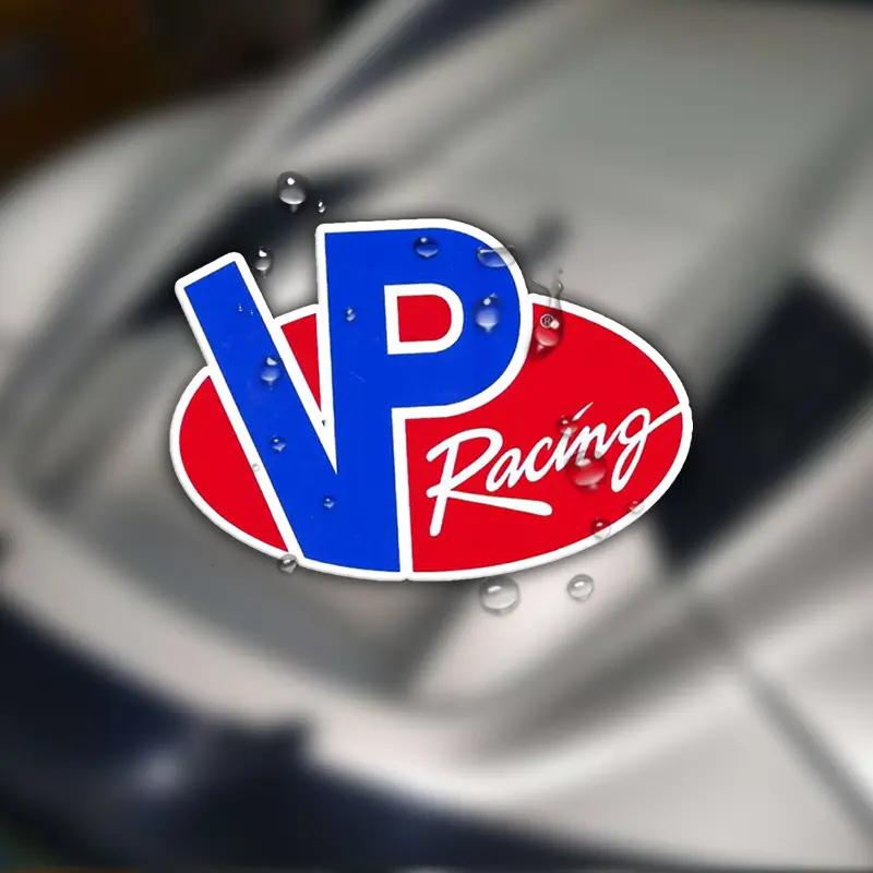 VP Fuels Racing Sticker, Universal Car Sticker, Car Decals, Stickers For Cars, Waterproof, Sunscreen and Durable, Perfect for Car Bumpers, Car Trunks, Car Glass, Off-road Vehicles, Helmets, Car Window Decal