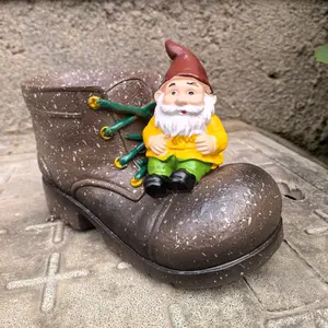 Spring Small Flower Pot, Cute Shoe-Shaped Personalized Vase, Perfect for Growing Small Potted Plants, Unique Home Decor