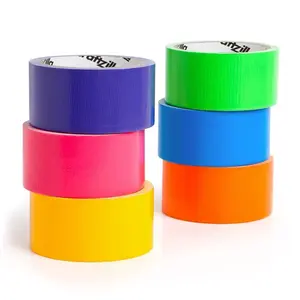 Rainbow Colored Duct Tape Pack - 6 Bright Colors, 10 Yards x 2 Inch Rolls - Duct Tape Heavy Duty, Bulk Multi-Pack for Arts, Crafts, DIY Projects - Back to School Supplies - Teacher Supplies