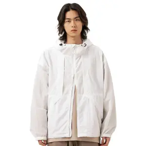 BLACKARMADA Unisex Hiking Jacket UPF50+ Sun Protection,Breathable Packable Windbreaker, Lightweight Quick Dry Outdoor Hoodie