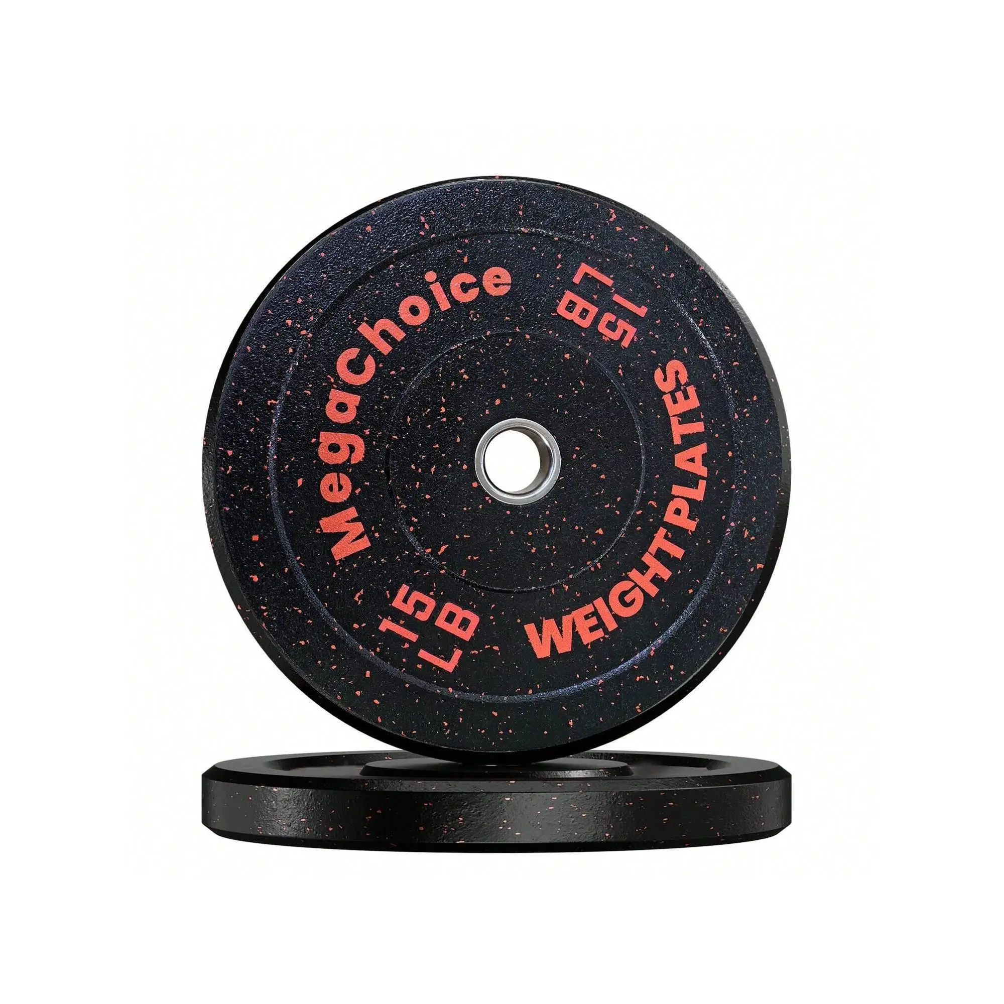 Hot selling styles  Bumper 2 Inch Rubber 2*15LB 2*25LB 2*35LB 2*45LB Plates For Weight Lifting Strength Training Home Gym
