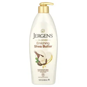Jergens Enriching Shea Butter Moisturizer, 16.8 fl oz (496 ml)