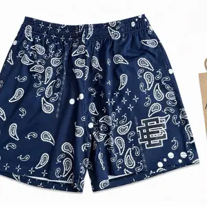 Eric Manuel navy bandanna shorts Sz L & XL