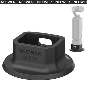 NEEWER AC020  Silicone Stand Base for Pocket 4 & 3, ø64mm Nonslip Soft Stable Anti Scratch Desktop Camera Mount Support Base Accessory Compatible with DJI Osmo Pocket 4 & 3 Gimbal Camera tiktokshopspringglowup summervibes