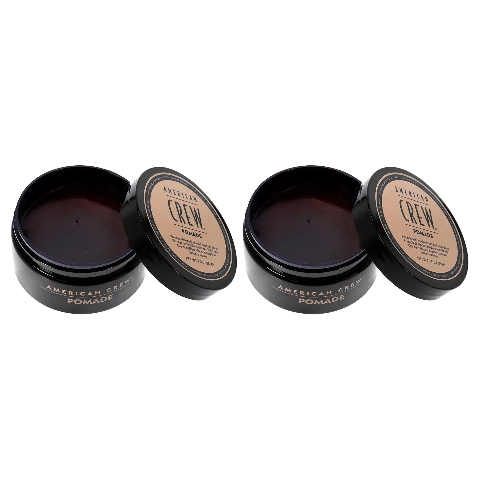 American Crew Men's Pomade - 3 oz, Pack of 2, 3Oz, Two Packs