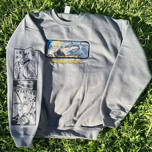 Nanami Embroidered Sweatshirt or Hoodie