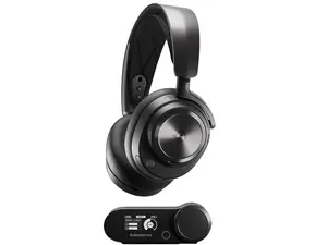 SteelSeries Arctis Nova Pro Wireless Multi-System Gaming Headset - Premium Hi-Fi Drivers - Active Noise Cancellation - Infinity Power System - Stealth Retractable Mic - Compatible with PC, PS5/PS4, Switch, Mobile
