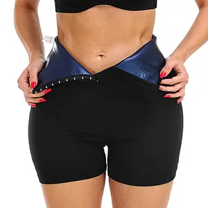 Women Sauna Pants Compression Sweating Shorts Fitness Shapewear Leggings Sweat Workout Body Shaper Gym Sportswear Underwear Boyshorts