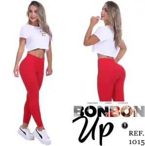 Legging levantacola colombiano marca,BON BONUP negro Ref.1015