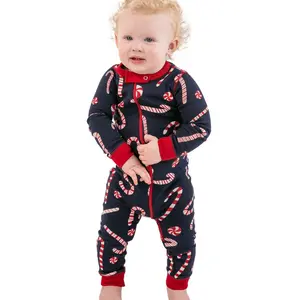 Candy Cane Union Suit