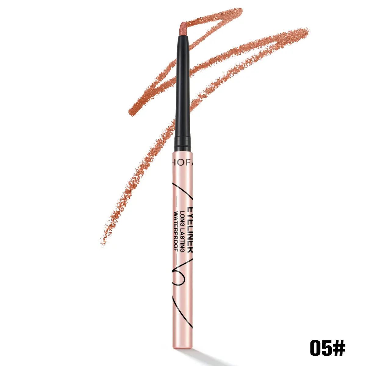 PHOFAY 8 Color Eyeliner Pen, High Pigment Pearl Finish, Waterproof 12-Hr Longwear, Smoked Punk Gothic Eyeliner, Back to School, Valentine's Gift, Mother's Day Gift, Birthday Present, Women's Gift, Smooth Metallic Makeup