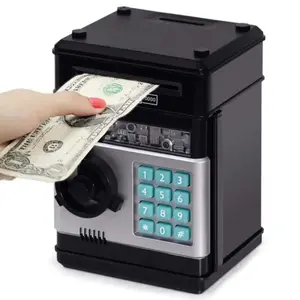 Automatic Coin Rolling Password Safe, Large Capacity Simulation Smart Deposit Machine, Atmsaving Voucher Box, Secure Storage Solution