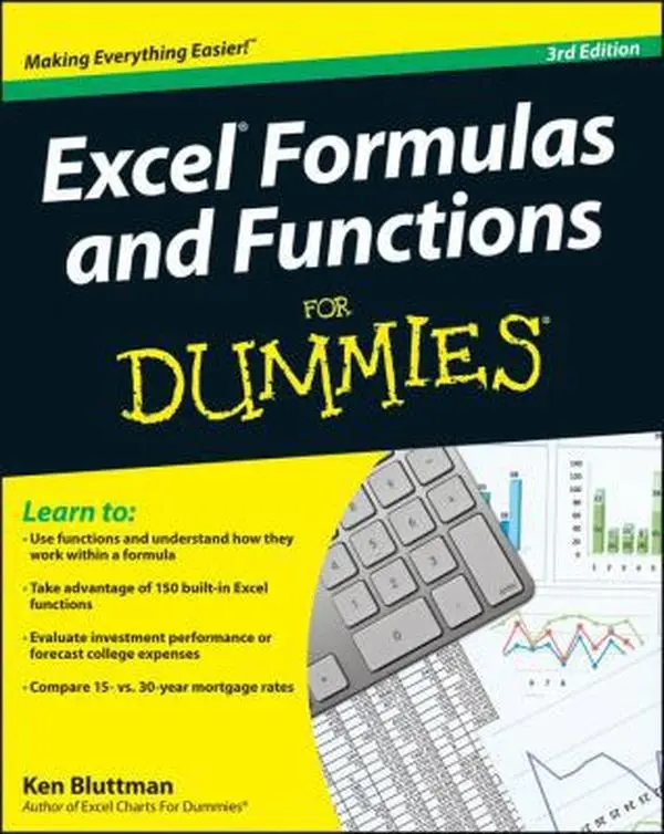 USED-Excel Formulas and Functions For Dummies by Ken Bluttman (Paperback)
