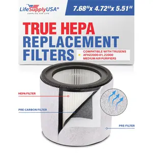 True HEPA + Carbon + Pre-Filter Replacement for AFHZ2000-01 | Fits TruSens Z-2000 Medium Air Purifier -360Â° 3-Stage by LifeSupplyUSA