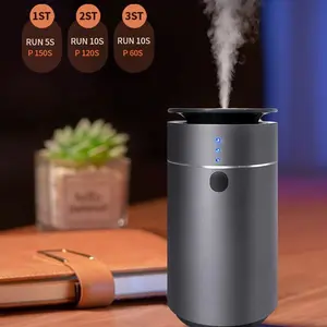 Smart car fragrance diffuser, rechargeable waterless diffuser, suitable for pure essential oils, smart air freshener concentration odor lev