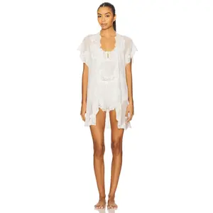 homebodii Valentina Mini Robe in White