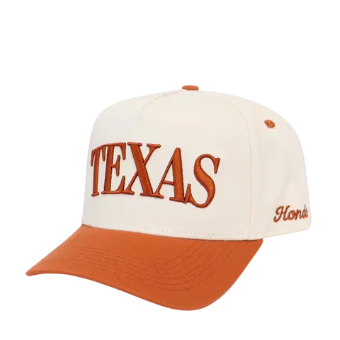 Orange Texas Trucker Hat | Curved Brim |  Hondo