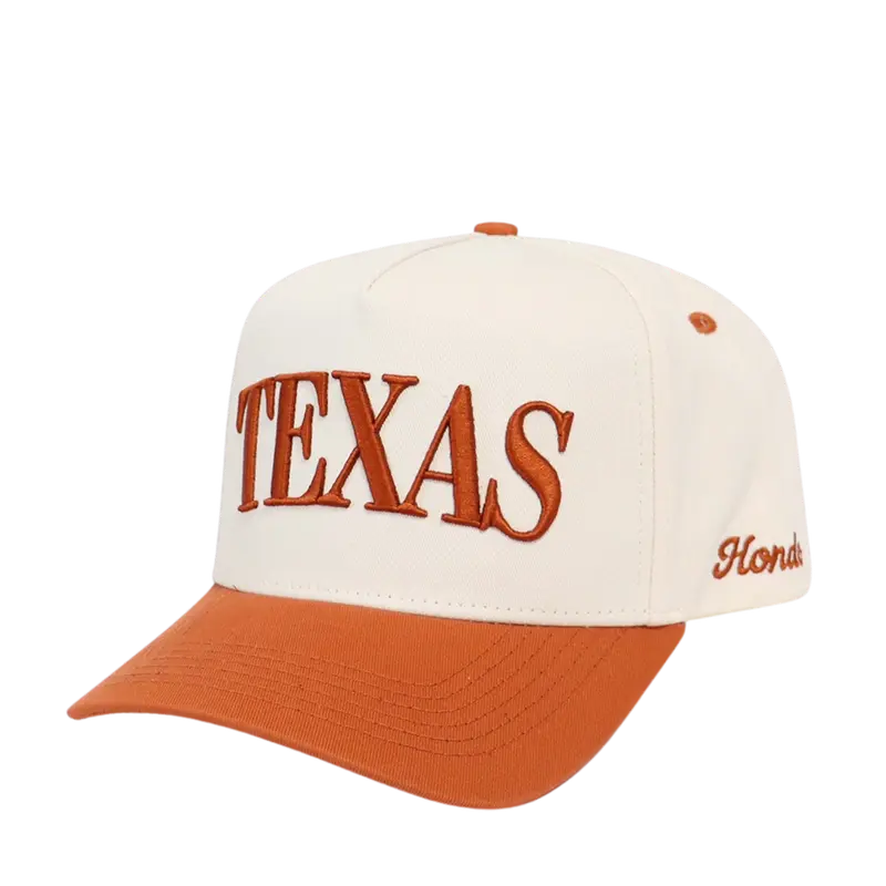 Orange Texas Trucker Hat | Curved Brim | Hondo