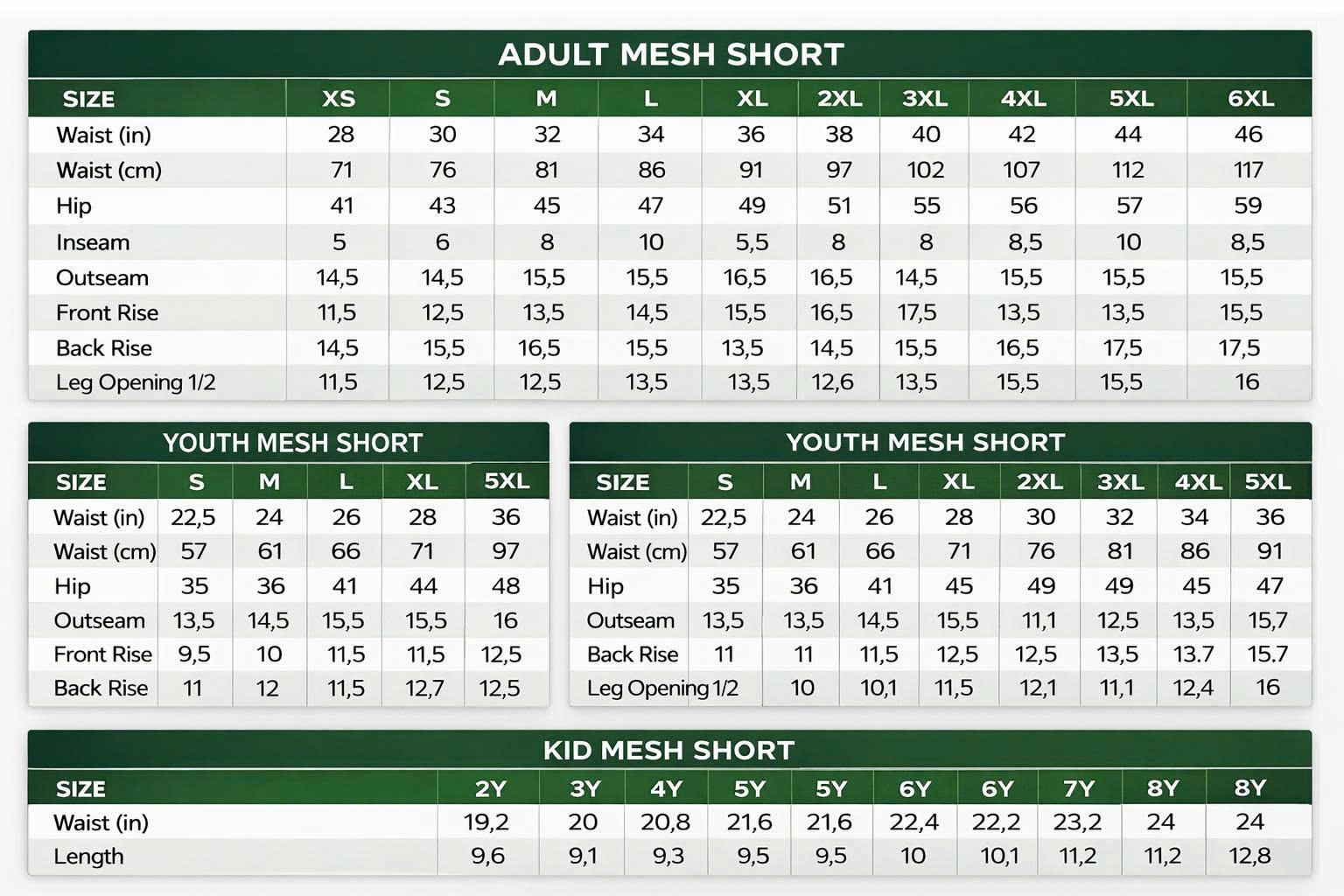 Ice Cream Pattern Mesh Sh0rts Youth Adults, 5" Athletic Shorts, Lightweight Breathable Summer Gym Sh0rts, Casual Sportswear Outfit