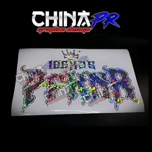 PFKNR 100X35 STICKER DECAL HOLOGRAPHIC