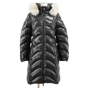 Pre-owned MONCLER Nylon Small Leather Goods ALBIZIA GIUBBOTTO 100% Down Coat