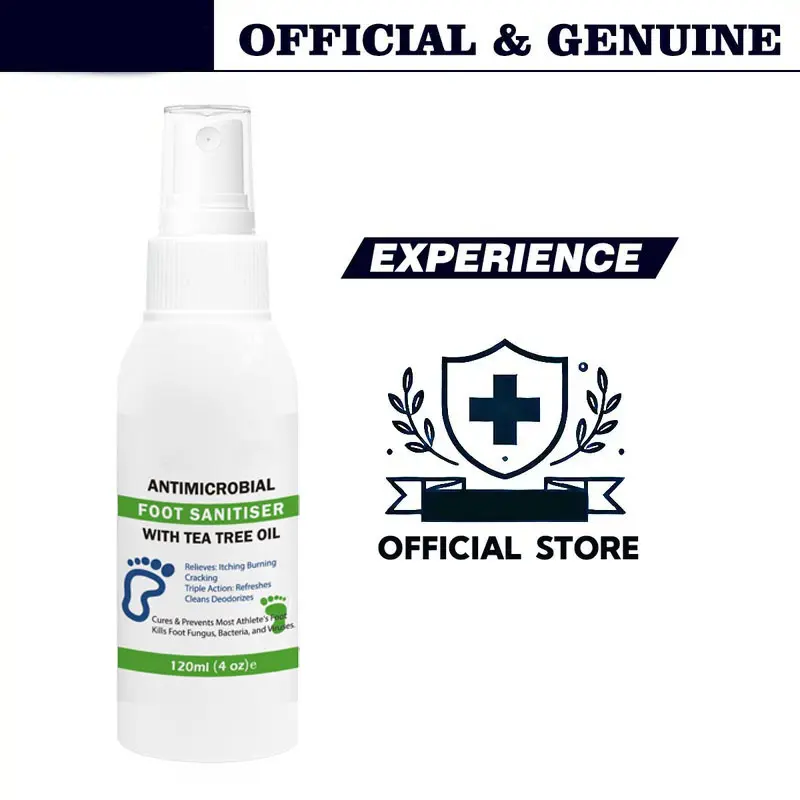 Tea Tree Foot and Shoe Spray with Aloe, 4 fl oz, Daily Freshening Mist for Feet and Shoes dealsforyou