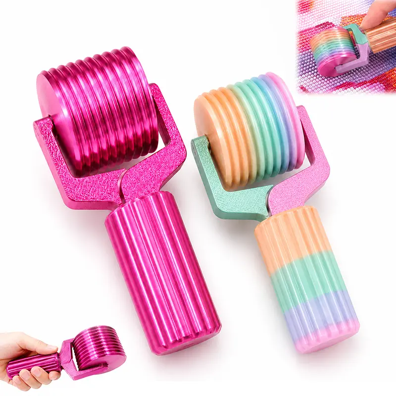 2026 New Diamond Art Roller - Essential DIY Craft Tool for Rhinestone Embroidery,Easy-Grip Ergonomic Handle, Detachable Diamond Painting Tools and Accessories