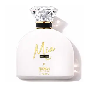 French Factor Mia Profumo Liquid Fragrance with Cognac Oak Cinnamon Vanilla Notes 100ml Eau de Parfum for Luxurious Evening Aroma
