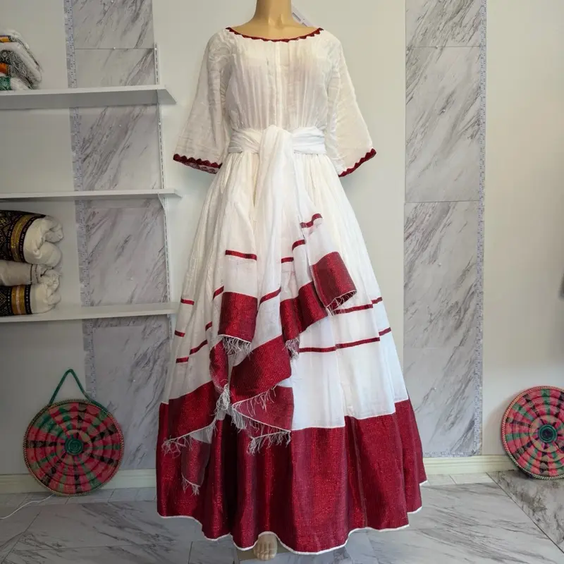Ethiopian and Eritrean traditional dress Habsha dress