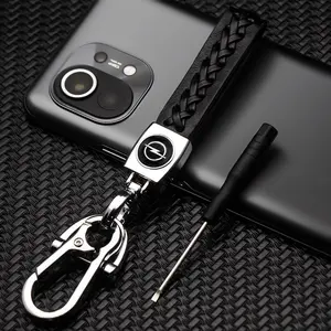 Opel Braided Keychain Set, Durable & Stylish Car Accessories, Perfect Fit for Astra, Insignia, Antara Models, Enhance Your Vehicle Look