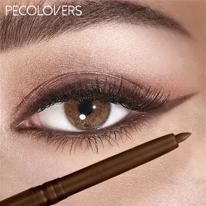 1PC Brown Eyeliner - Waterproof, Sweatproof & Smudge-Proof, Easy Twist Application For Flawless Eye Makeup, Long-Lasting, Beginner-Friendly, Beauty Lovers, Longwear Eye Liner
