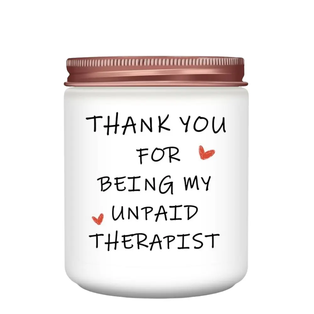 Best Friend Birthday Gifts for Women, Funny Friendship Sister Coworkers Bestie Mom Boss Gag Gift for Her,Christmas Gifts, Relaxing Pressure Candles, Lavender Scented Candles, Floral Candle, Fragrance Candle, Candle Scents