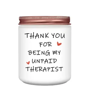 Best Friend Birthday Gifts for Women, Funny Friendship Sister Coworkers Bestie Mom Boss Gag Gift for Her,Christmas Gifts, Relaxing Pressure Candles, Lavender Scented Candles