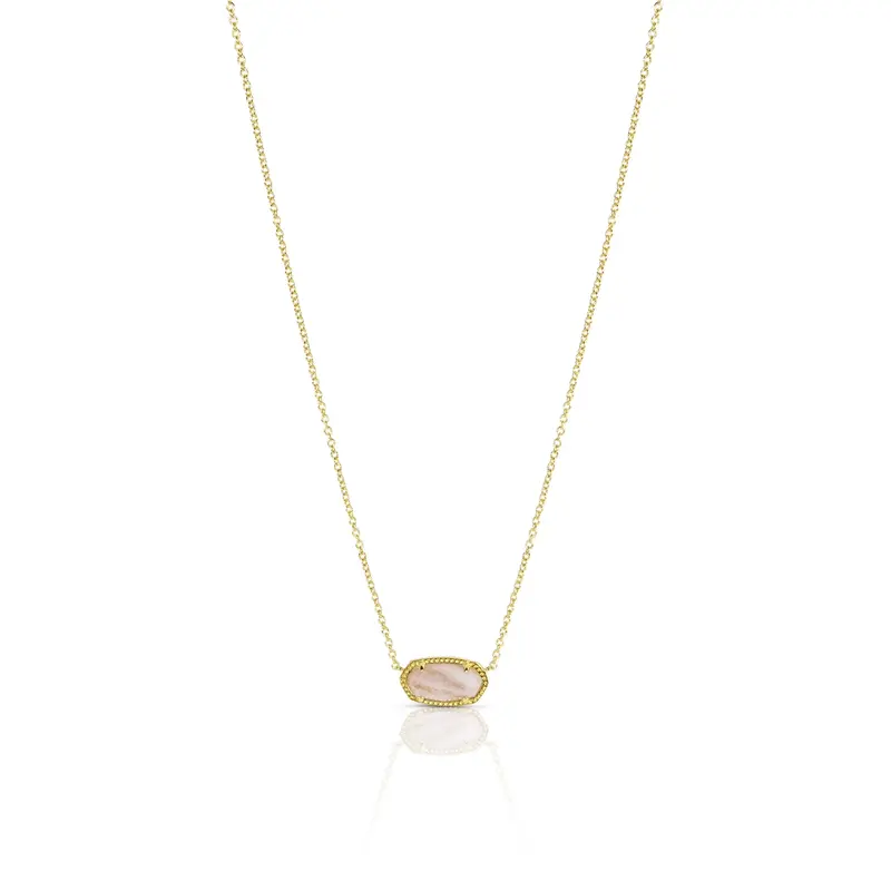 Kendra Scott Elisa Pendant Necklace for Women, Fashion Jewelry, 14k Gold-Plated, 4217703444 Azalea Illusion