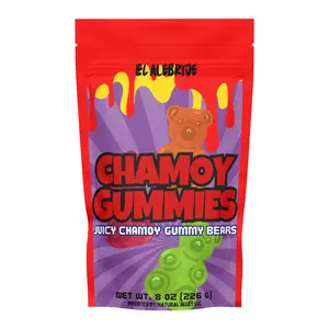 El Alebrije - Chamoy Gummies 8 Oz (226 g) |  Juicy Chamoy Gummy Bears - Jugosas Gomitas Cubiertas con Chamoy | Sweet & Spicy