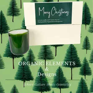 Merry Christmas set of 3 mini candles Freshener