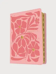 Biblia Ultrafina NTV Letra Grande con Filament | Floral Rosa con Índice | Nueva Traducción Viviente