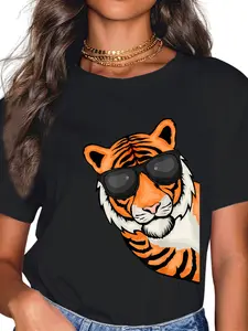 100% Cotton Tiger Lover Tiger Men Women Wildcat Tiger T-Shirt Gag Gift Funny Novelty Shirts