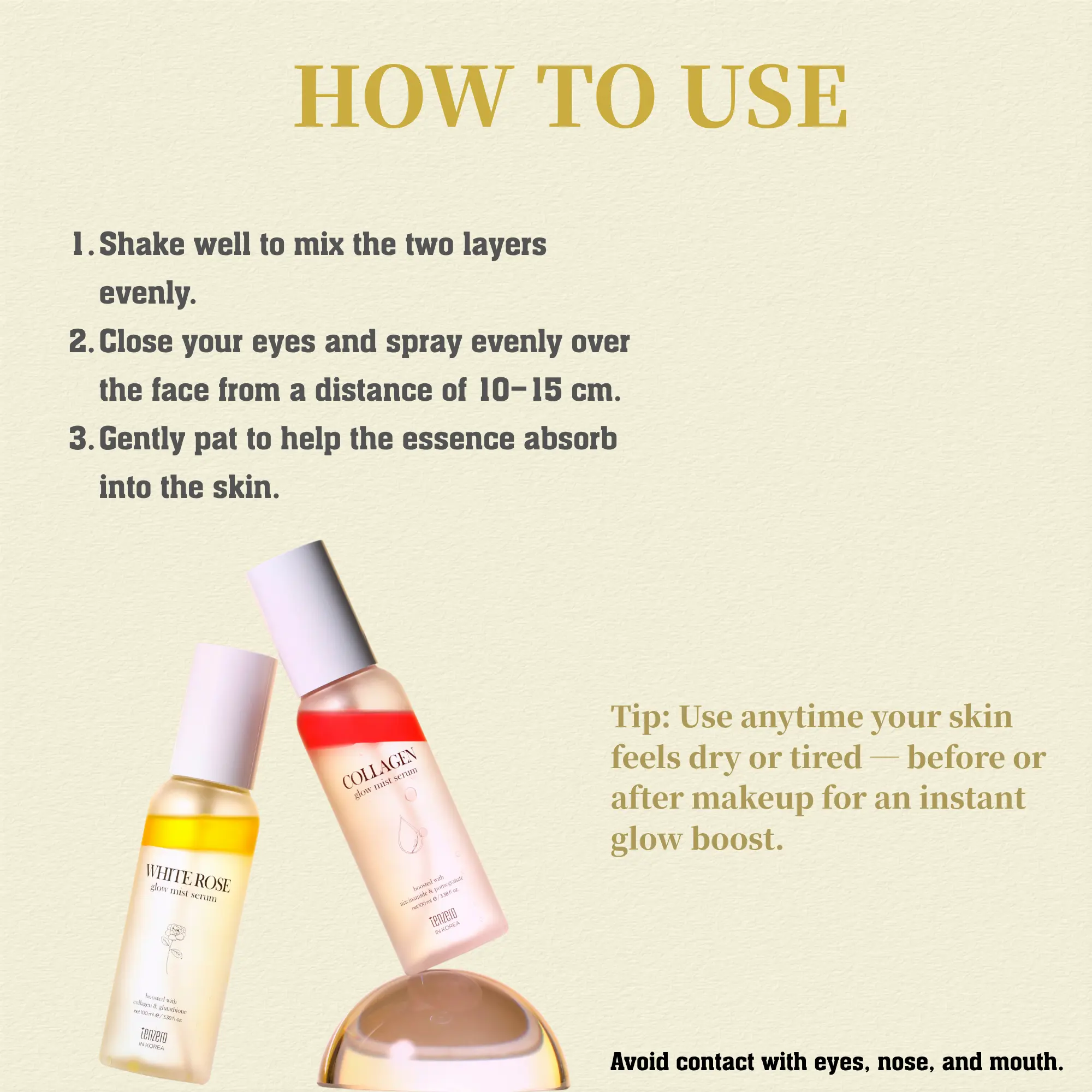 glutathione soap kojic acid Tenzero】White Rose Glow Mist Serum | Brightening & Firming Dual-Layer  Facial Spray with Collagen & Glutathione | 100ml / 3.38 fl.oz
