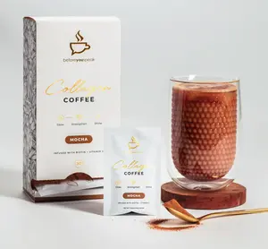 Beforeyouspeak Collagen Coffee, Instant Colombian Coffee with Marine Collagen, Single Serve Sachets, Hair, Skin & Nails Support, Gluten Free, Keto Friendly, No Added Sugar, 30 serves
