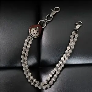 Heavy Duty Western Wallet Chain Pants Chain Hip Hop Punk Jeans Chain Key Chain Goth Heavy Biker Accessories for Women Men