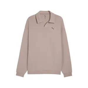 PUMA Mens Cloudspun Long Sleeve Shirt Casual Casual - Beige