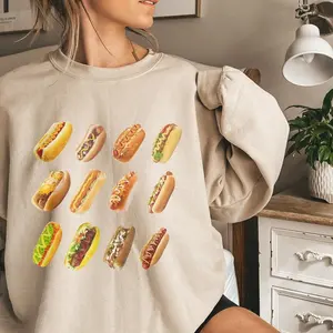 Hot Dog Sweatshirt, Glizzy Sweatshirt, Hot Dog Shirt, Gift For Hot Dog Lover, Hot Dog Lover