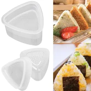 DIY Sushi Mold Set, Onigiri Rice Ball Food Press, Triangular Sushi Maker, Complete Sushi Kit, Essential Japanese Kitchen & Bento Accessory, Multifunctional Kitchen Tool
