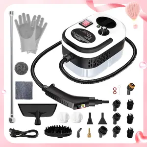 2500W Handheld Steam Cleaner with 20 Attachments, 3-Level Handle Control Floor Cleaning Tool Cleaning Set