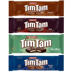 Tim Tam - CLASSIC COLLECTION - (Original, Dark Chocolate, Choc Mint, Double Coat) | 4 pack | Made in and Imported from Australia in Eco Friendly Packaging crafted by Delia Creations Flavor Bonbon