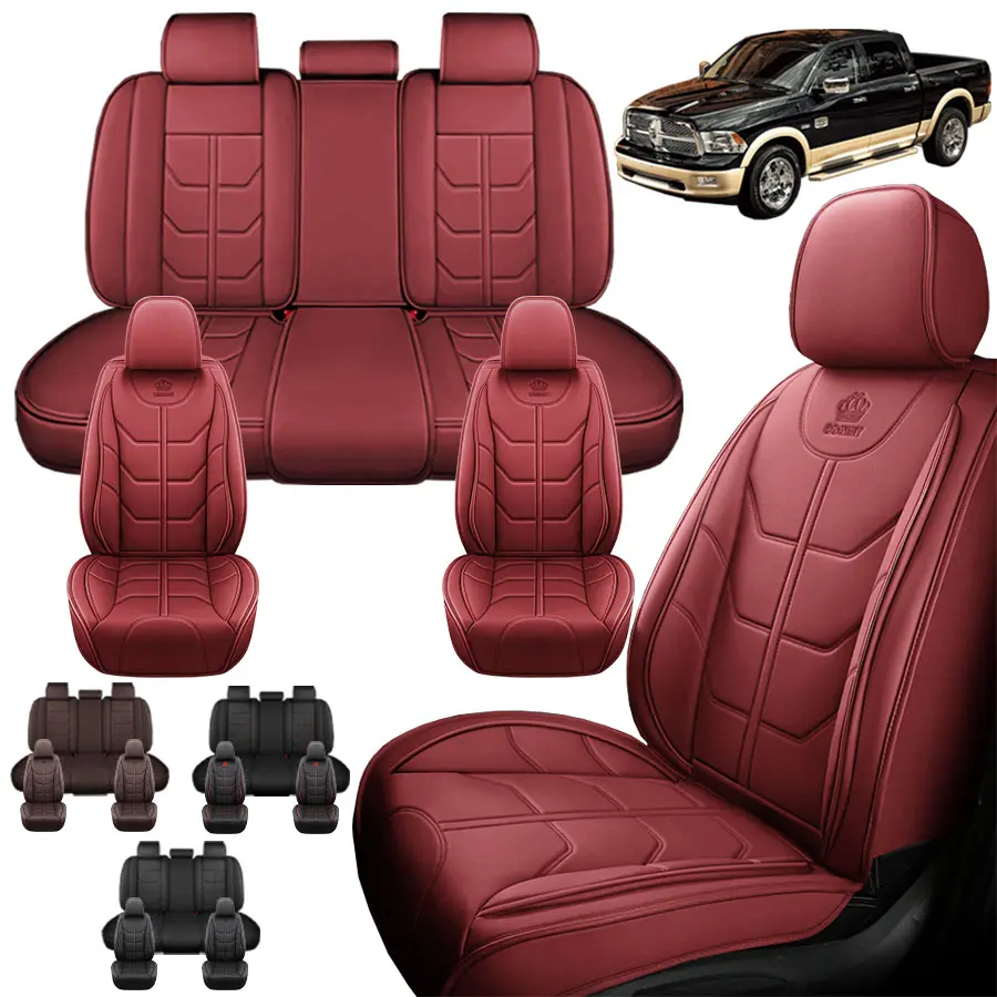 Car Seat Cushions for Driving - PU Leather Car Interior Accessories, Fits 09-23 Rams, Reliable Practical Options for Professionals, Automotive Upholstery, Seat Insert